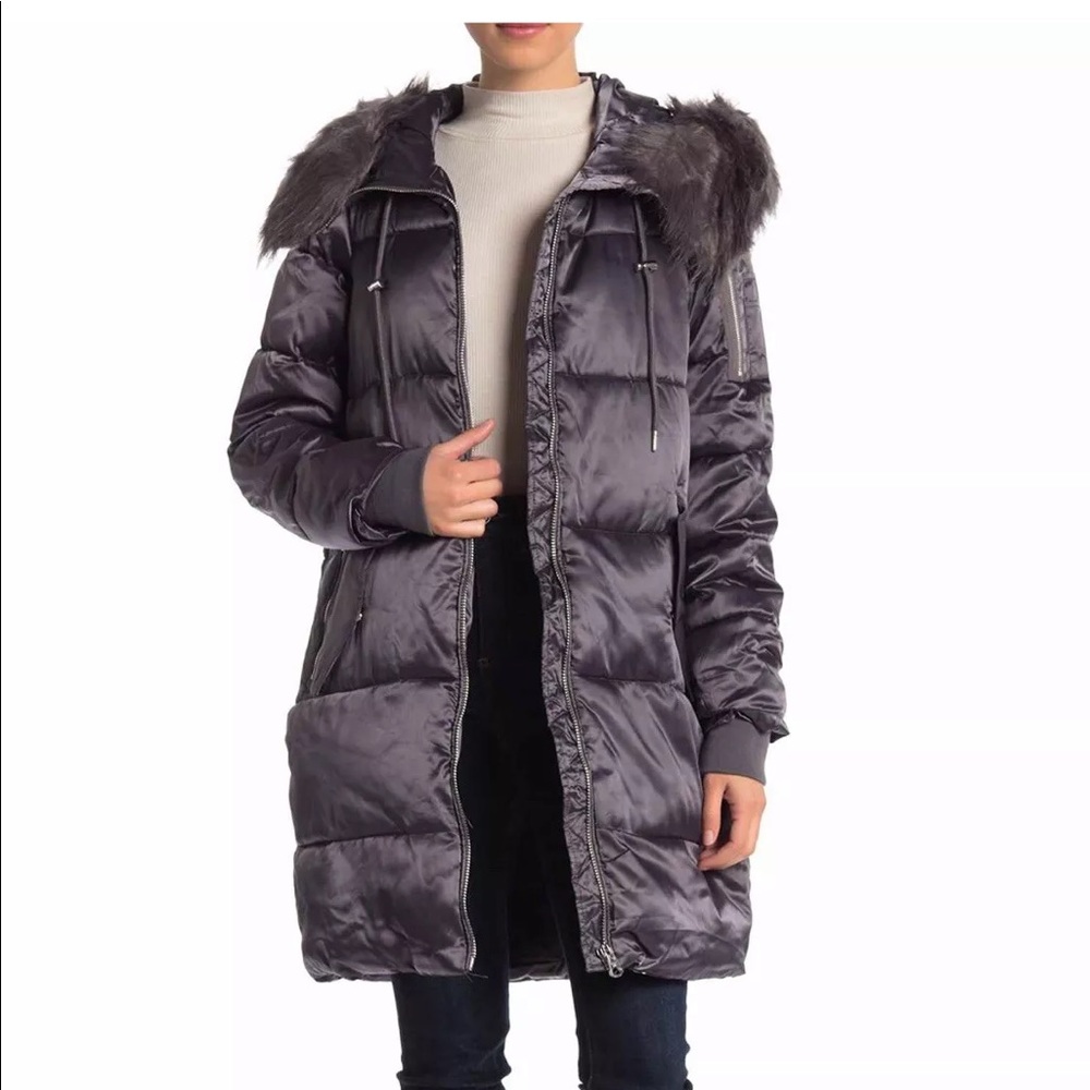 Jessica Simpson Women's Winter Hooded Puffer Coat